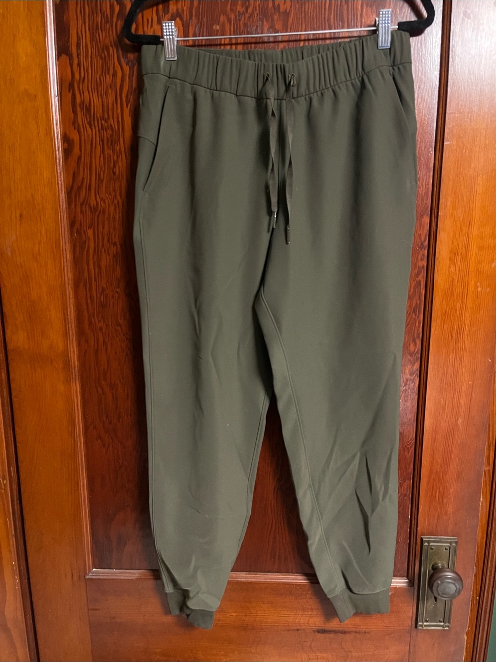 Unbranded Women's Olive Green Drawstring Jogger Pants